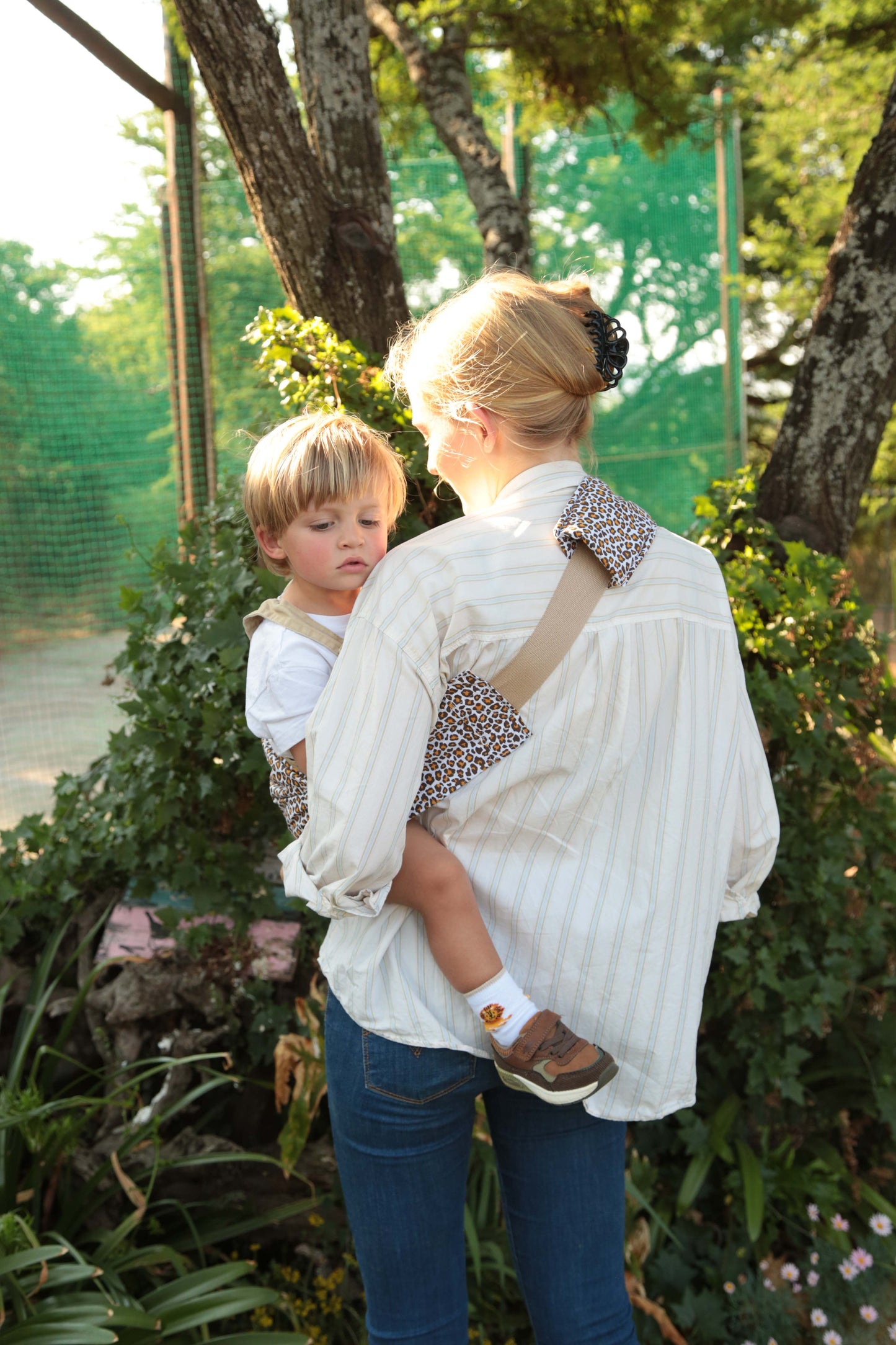 Brown Animal Print Roo Sling