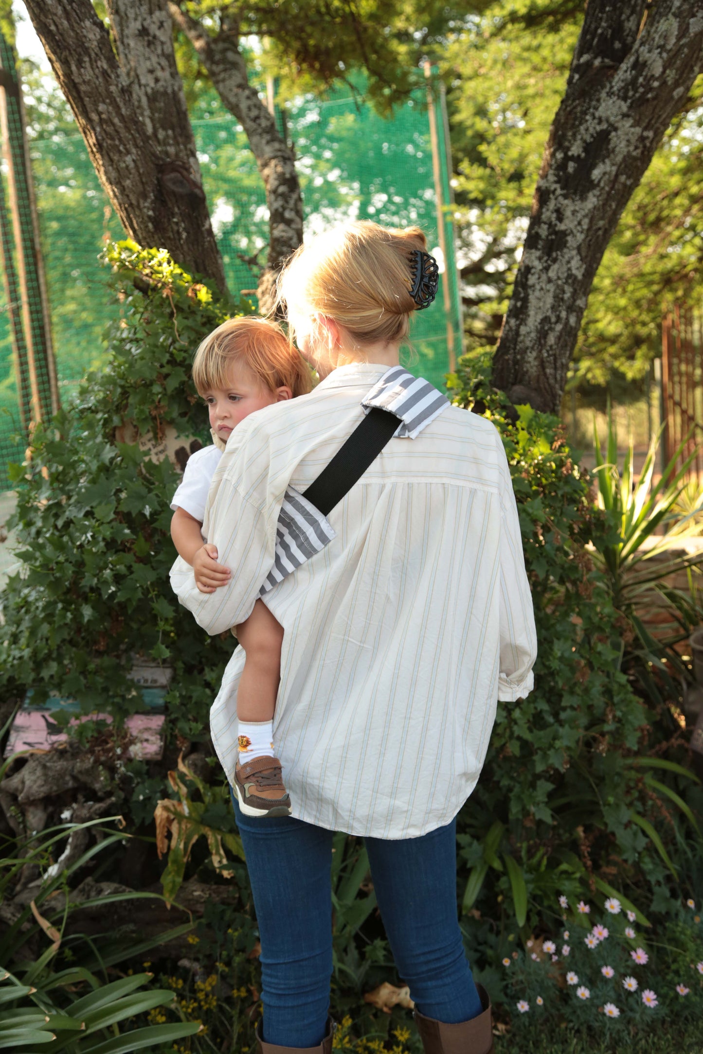 Grey Stripe Roo Sling