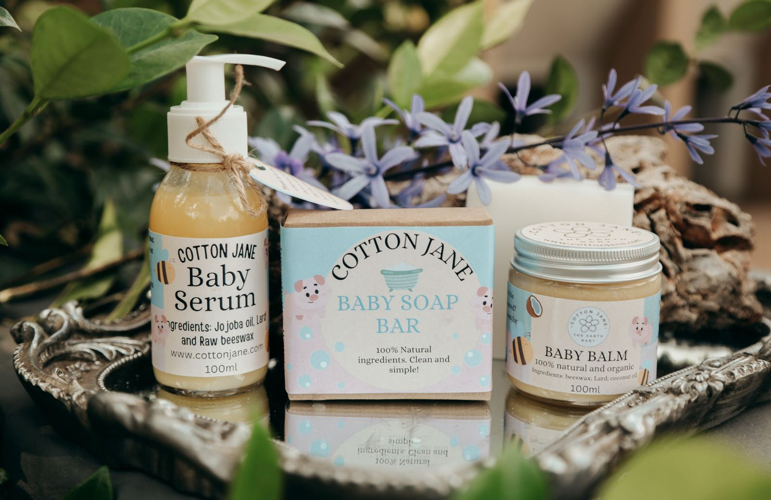 Cotton Jane's Baby Skincare Range