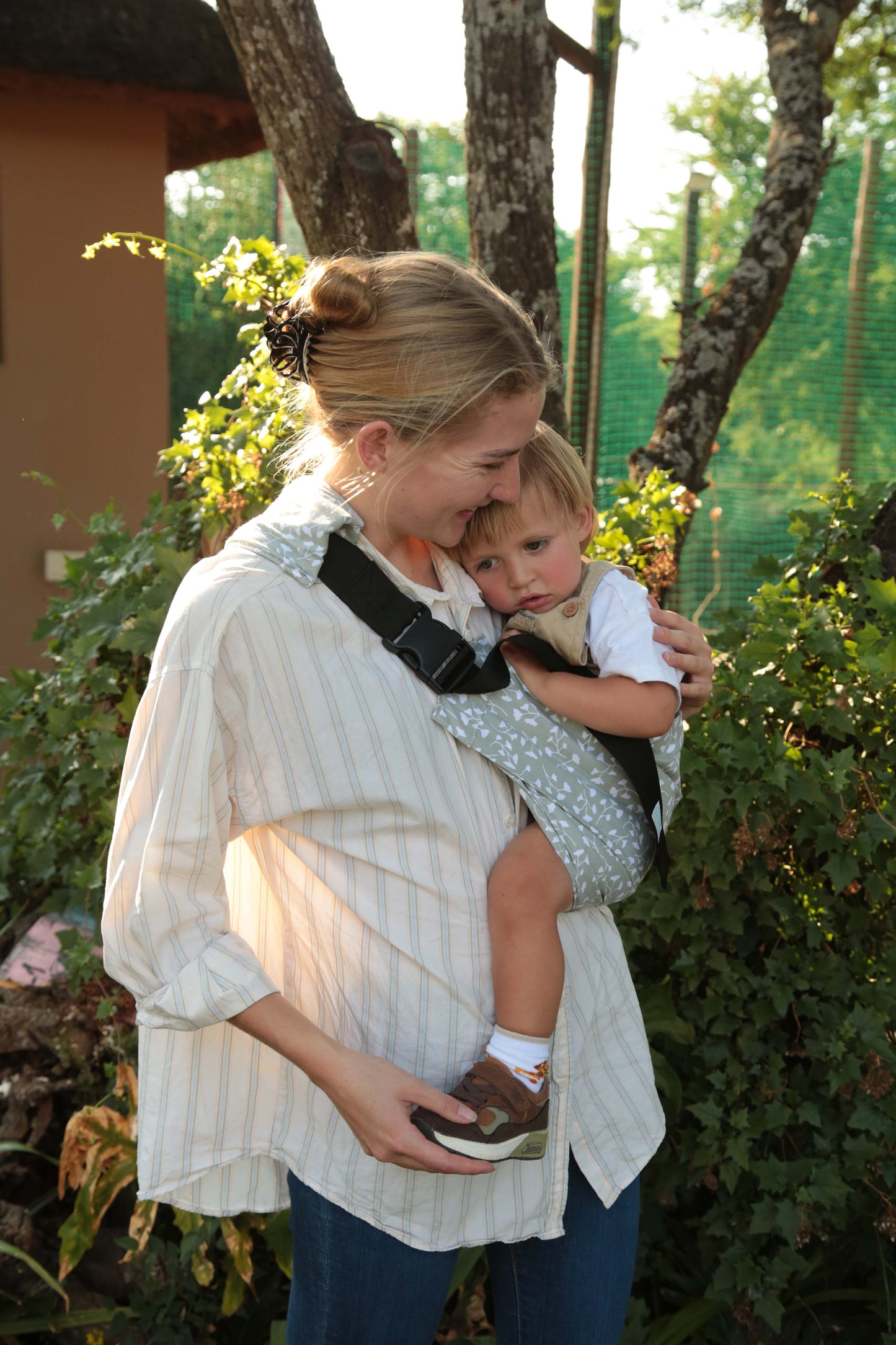 Floral Sage Roo Sling