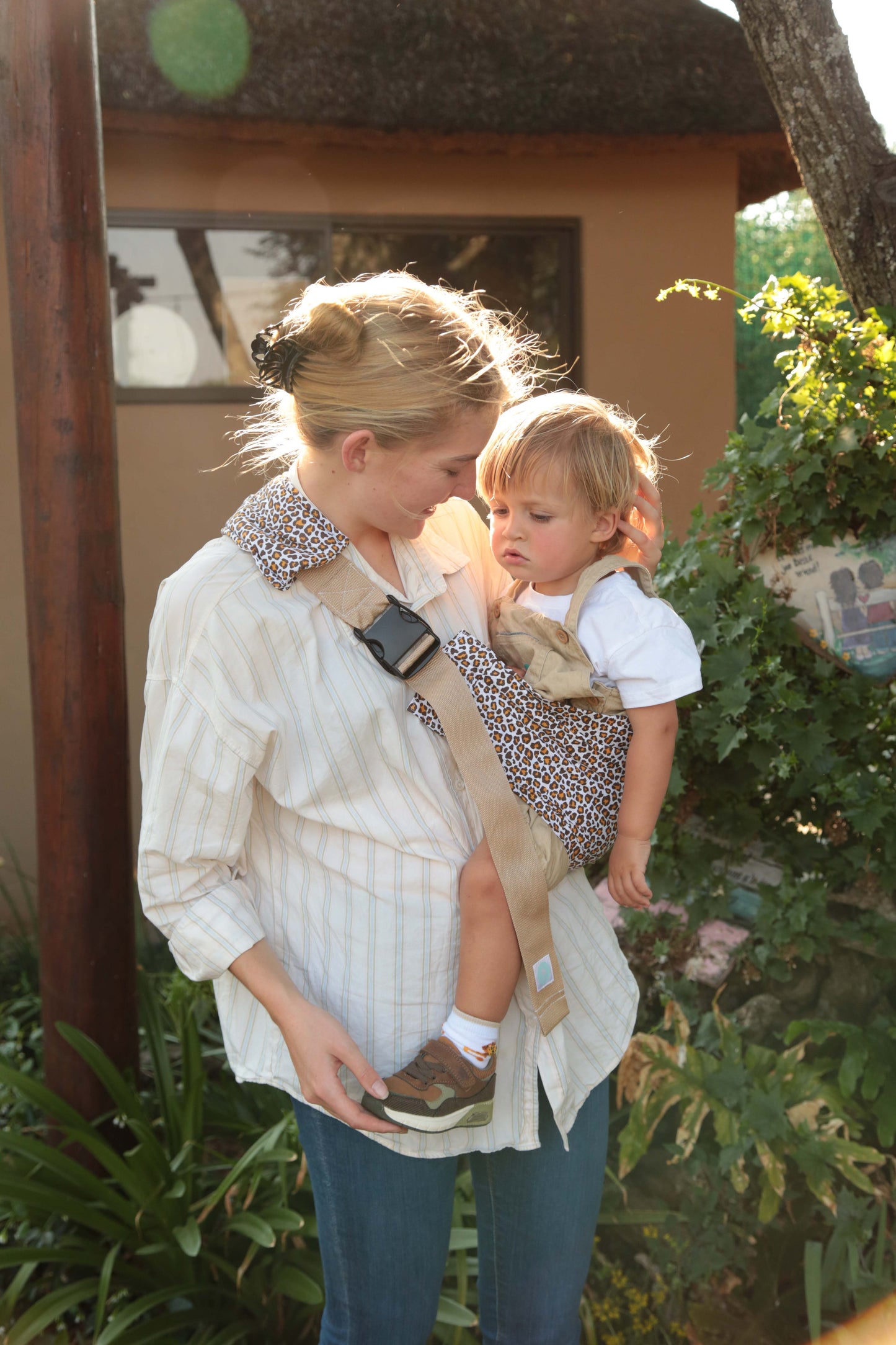 Brown Animal Print Roo Sling