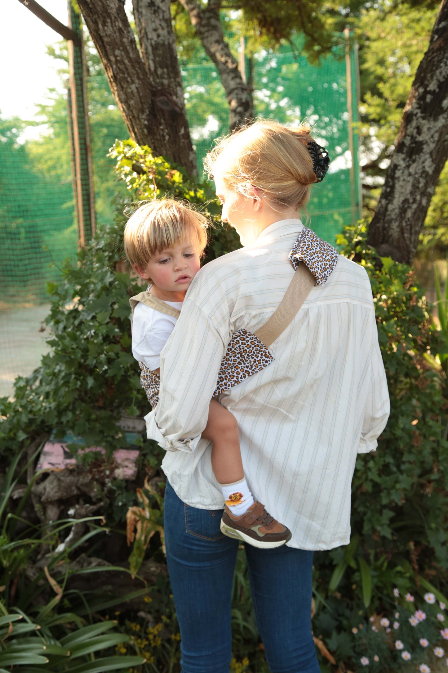 Brown Animal Print Roo Sling